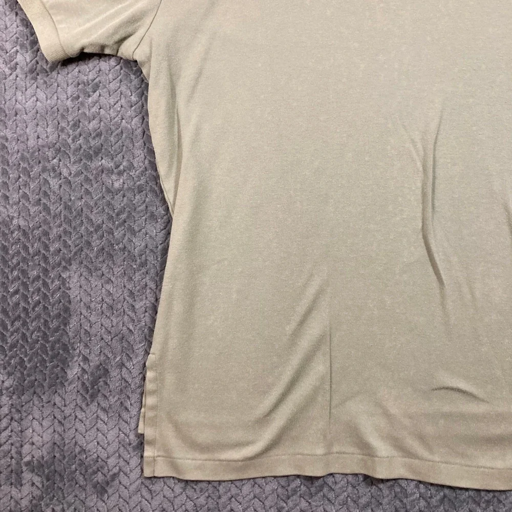 Polo Ralph Lauren Polo Shirt Mens L Classic Sage Green Embroidered Flesh Pony
